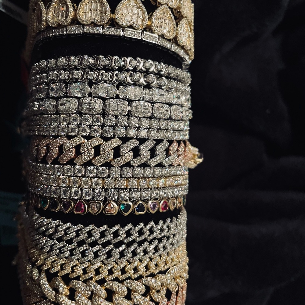 Elegant Multi-Color Crystal Bracelet Set